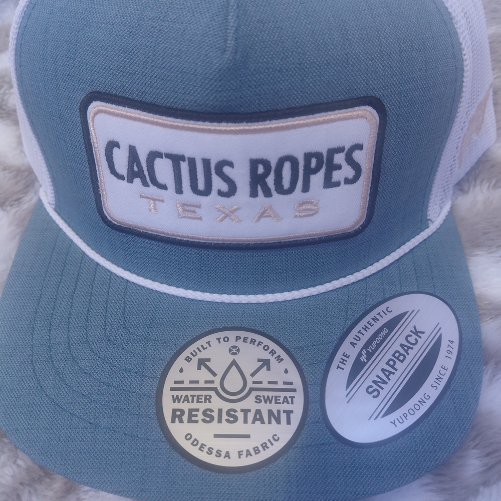 Hooey Kids Snapback Hat - Blue and White - Picture 6 of 6